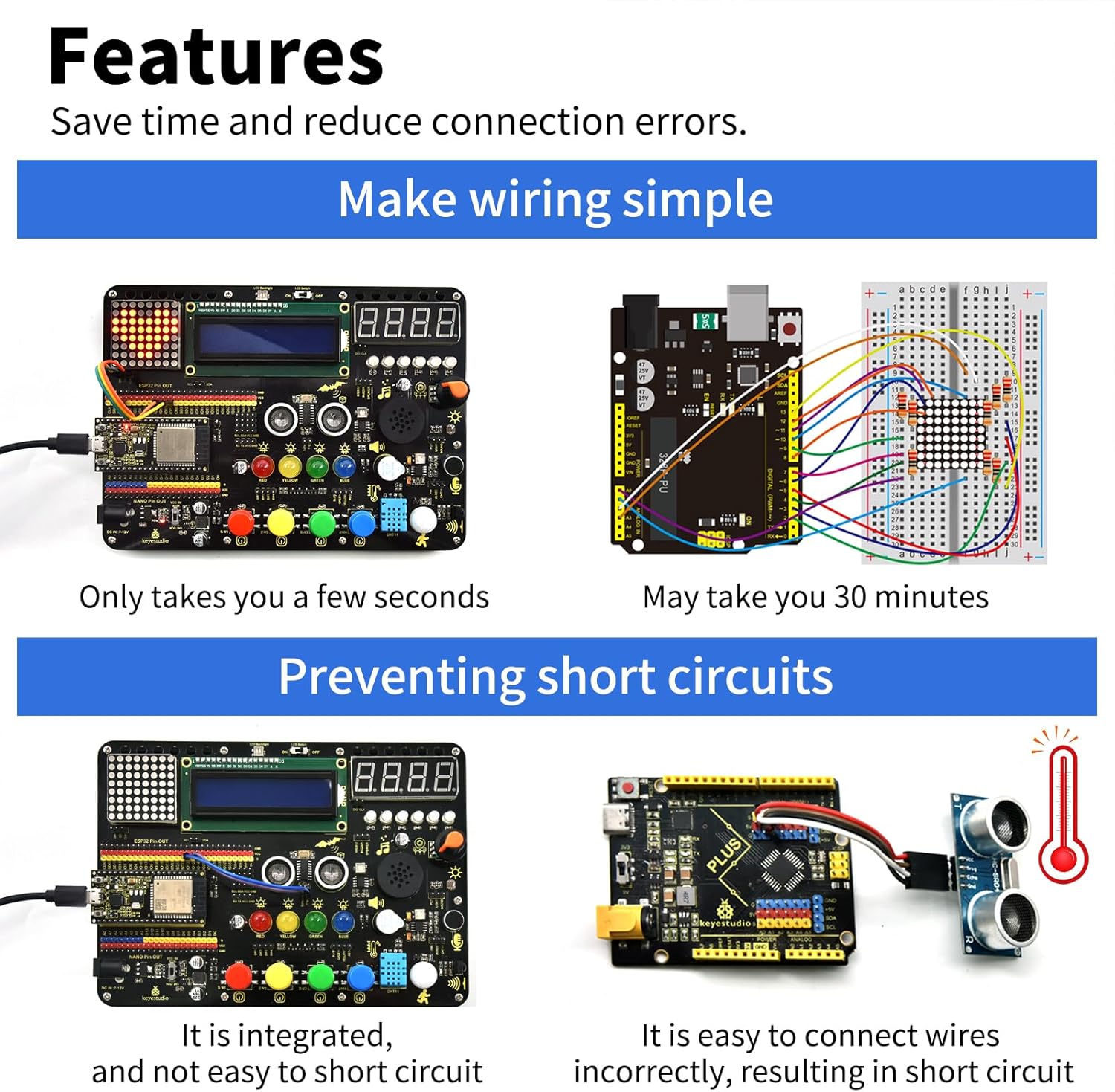 Features of KEYESTUDIO Inventor Starter Kit