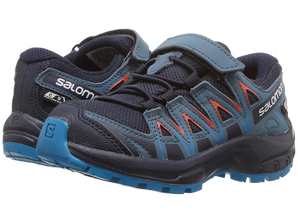 

Salomon Kids Xa Pro 3D Cswp (Toddler/Little Kid) (Navy Blazer/Mallard Blue/Hawaiian Surf) Boys Shoes