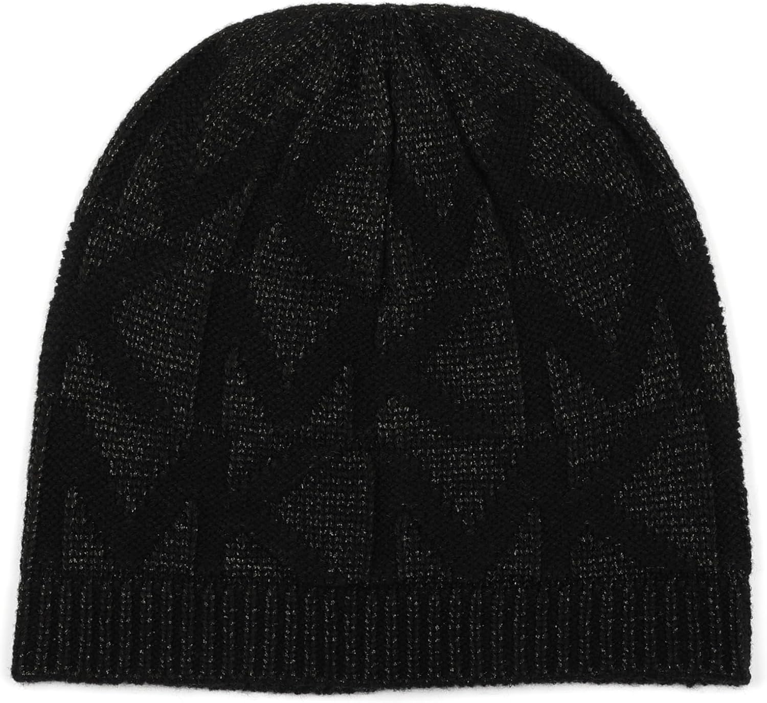 Michael Kors Womens Metallic Beanie & Scarf Set, Stylish & Warm Fashion Accessories for Cold Weather - Image 2