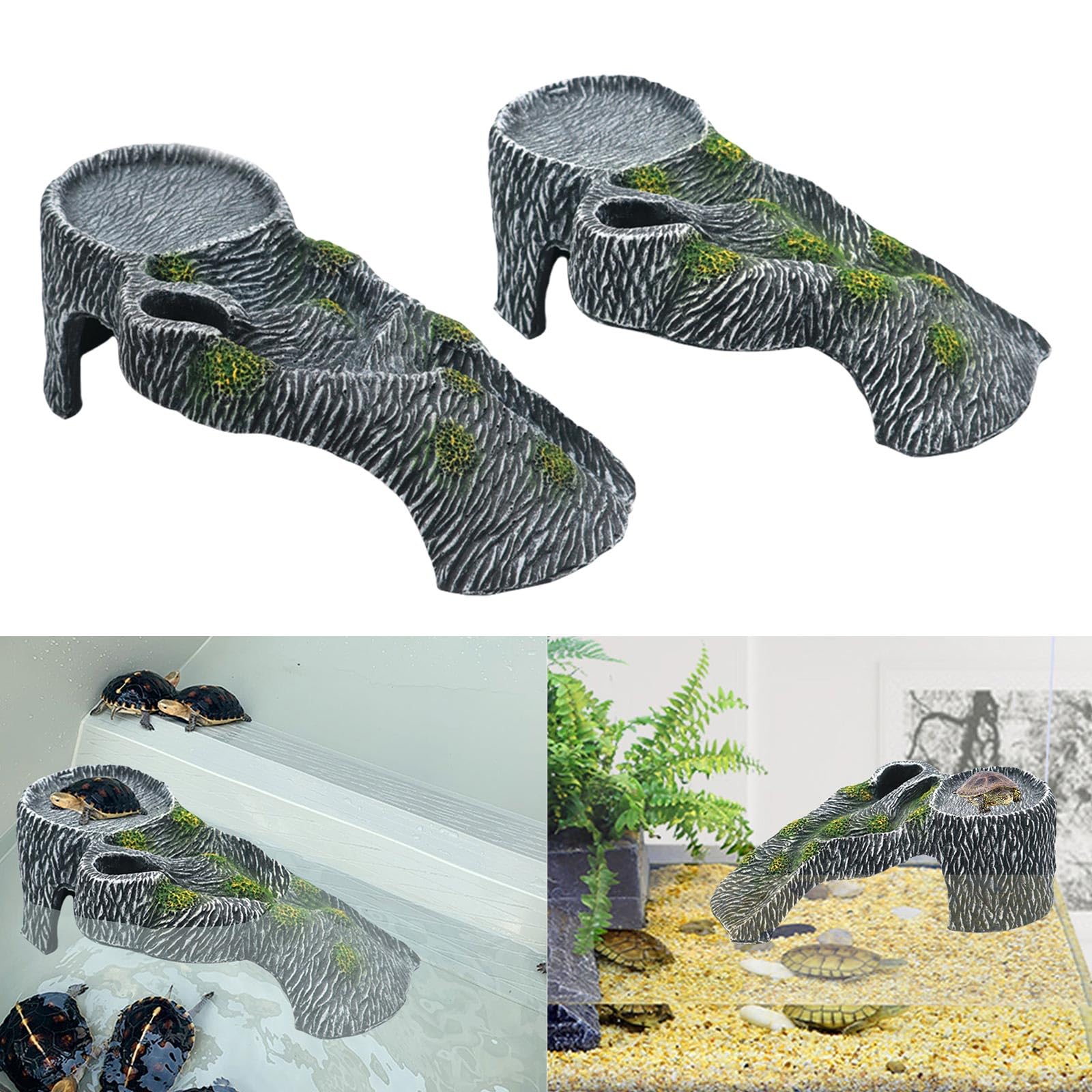 Decoración de acuarios de resina, peceras, paisaje, cueva, escondite, casa para tortugas, peces, camarones, paisajismo seguro, accesorios para acuarios