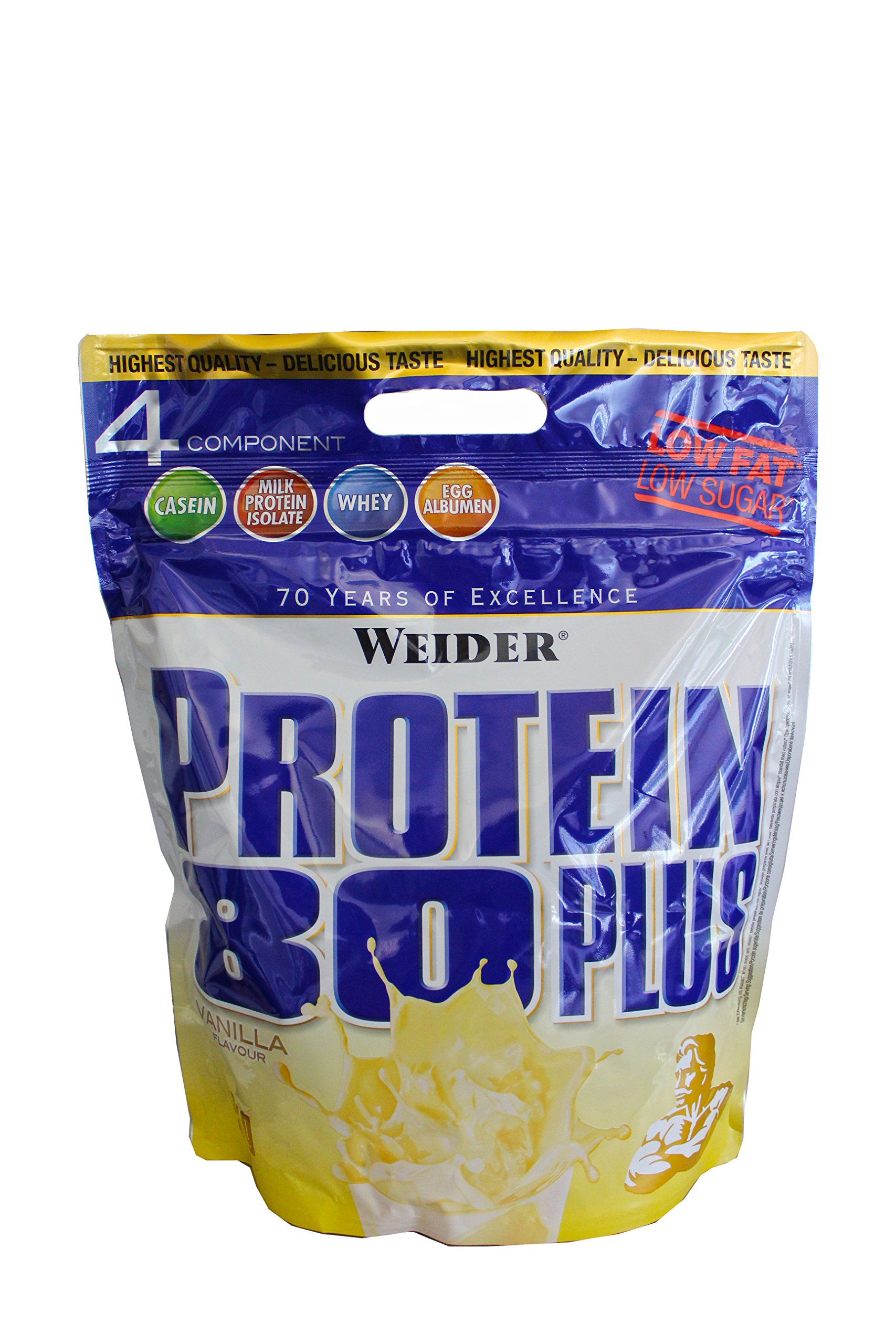Weider Protein 80 Plus (2000g) Vanilla - Białka - Mieszanka białek