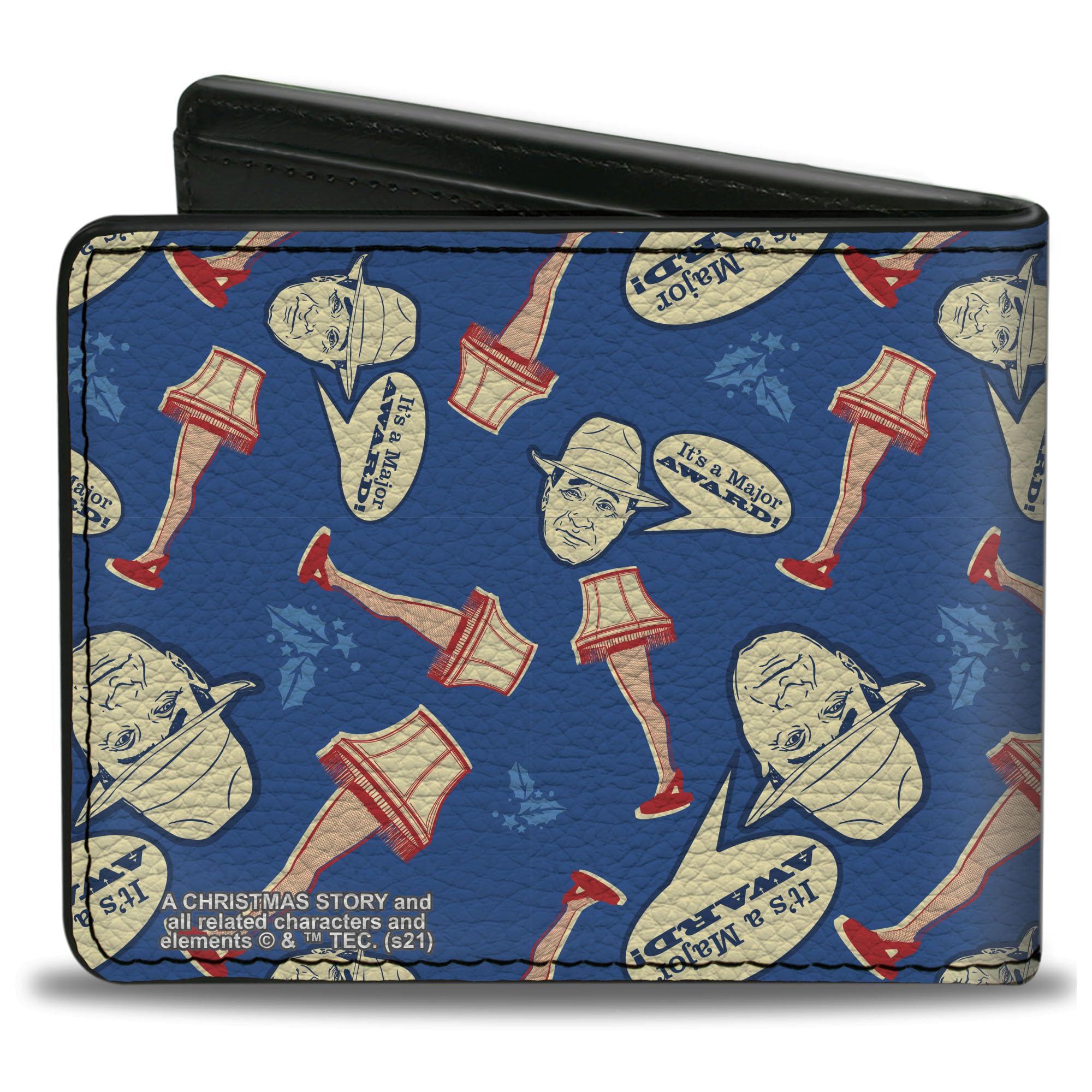 Buckle-Down Men's Bifold Wallet a Christmas Story, 4.0