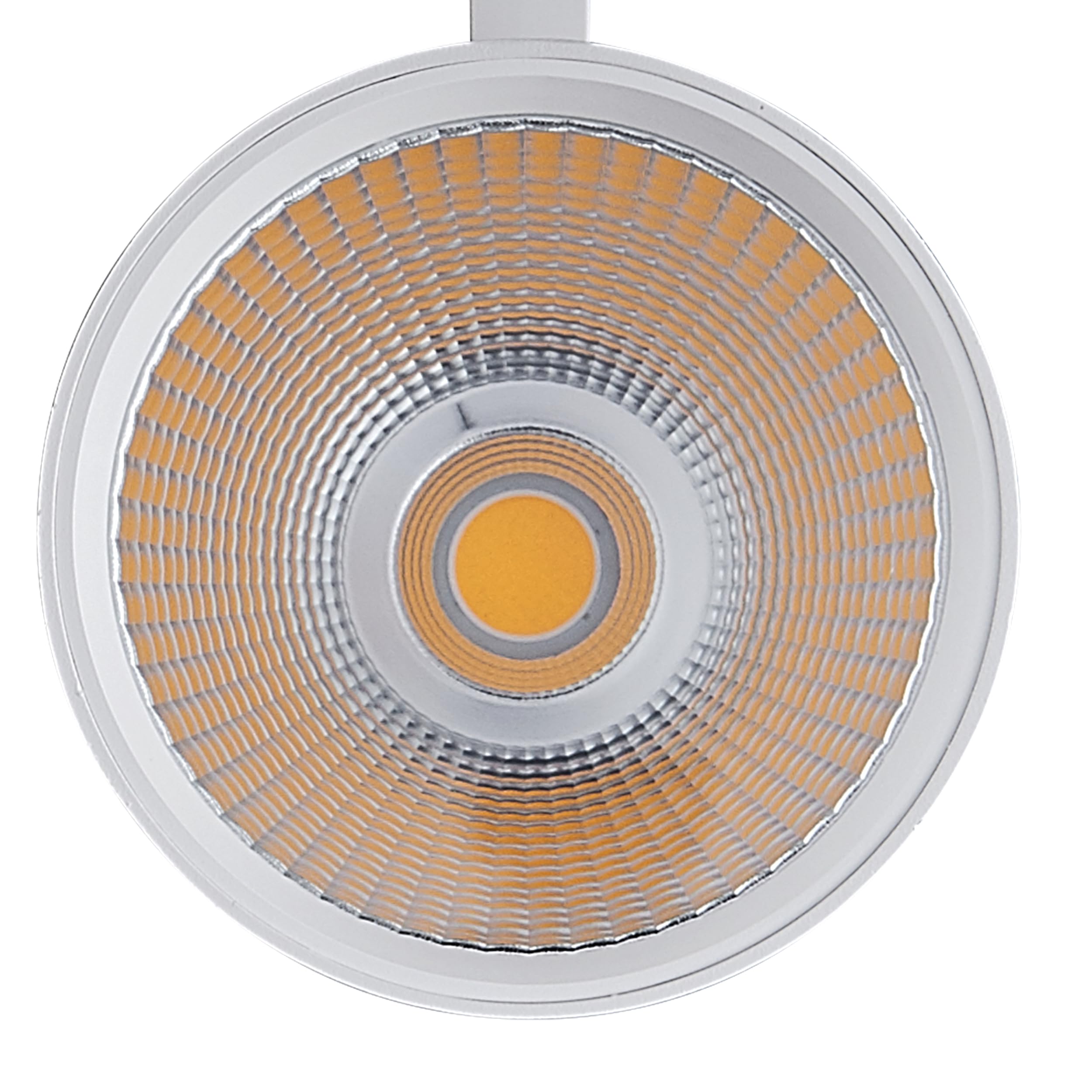 Foco de riel LED 30 vatios Trifásico 4 hilos Luz de riel giratoria y giratoria 4000K 2800lm Lámpara de techo de aluminio para sistema de riel de iluminación interior