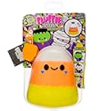 Halloween Candy Corn Small Collectible Feature Plush, Surprise Reveal Unboxing with Huggable ASMR Fidget DIY Fur Pulling, Ultra Soft Fluff