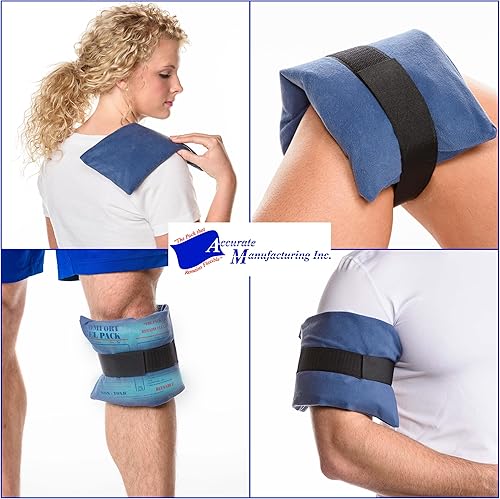 Miniatura 7 de Paquete de gel flexible y reutilizable de 6 x 10 pulgadas, paquetes de gel flexibles para alivio del dolor de cuello, muñeca, brazo, espalda y