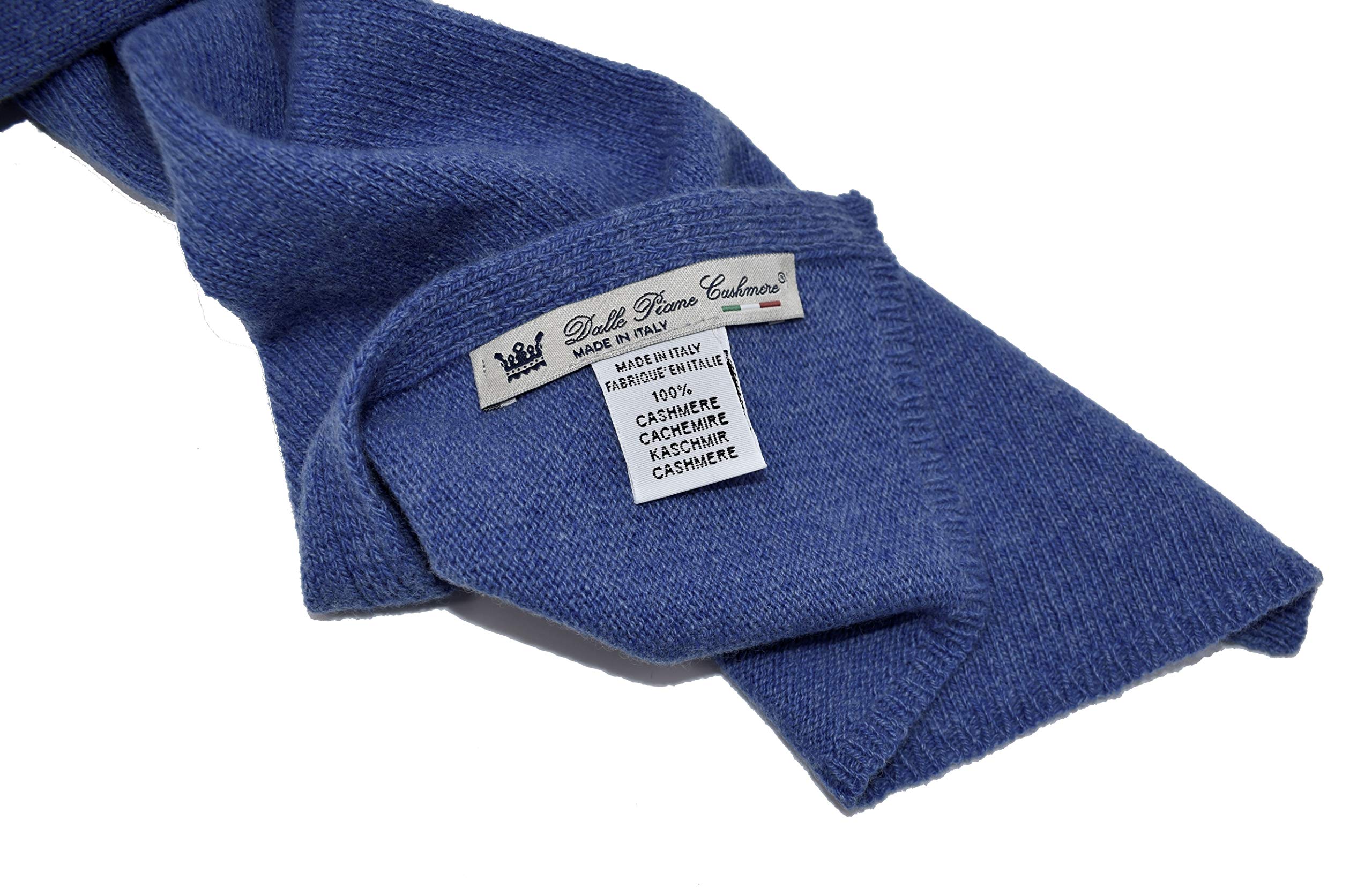 DALLE PIANE CASHMERE Sciarpa Uomo Cashmere Rigenerato | Sciarpa versatile per tutto l'anno, in cashmere rigenerato sostenibile, una bella idea regalo per lei e lui, Made in Italy