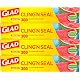 Glad Cling N Seal Plastic Wrap for Food, Airtight Seal, 300 Square Foot Roll (Pack of 4) Product Image 1