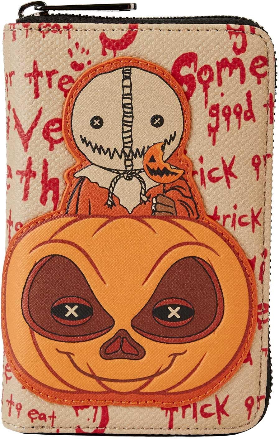Trick 'r Treat Sam Pumpkin Zip-Around Wallet