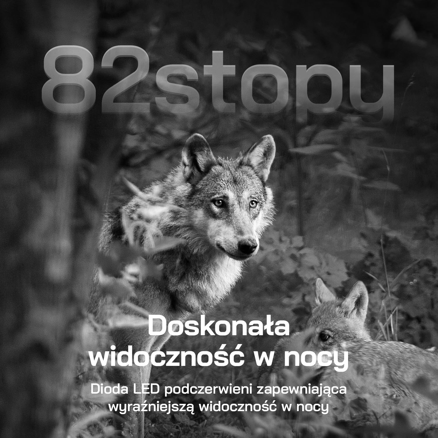 WOLFANG 4G LTE Wildlife Solarcamera 2.5K, Trailcamera met Uitstekend Nachtzicht, 0,2 s Activeringstijd, IP66 Waterdicht, Voor Wildlife Monitoring met Micro SD-kaar i SIM