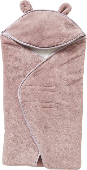 Vertbaudet Plaid Bebe A Capuche En Microfibre Double Polaire Bois De Rose Tu Amazon Fr Bebe Et Puericulture