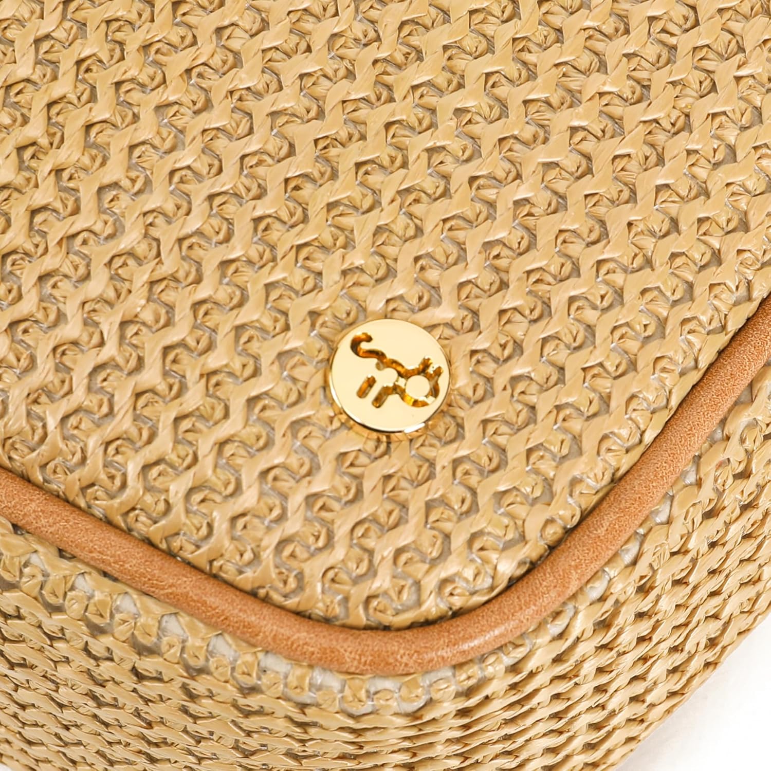 AOCINA Faux Straw Crossbody Bags for Women Summer Purse 2026 RFID Raffia Woven Bag Travel Beach Hawaiian Cruise Essentials