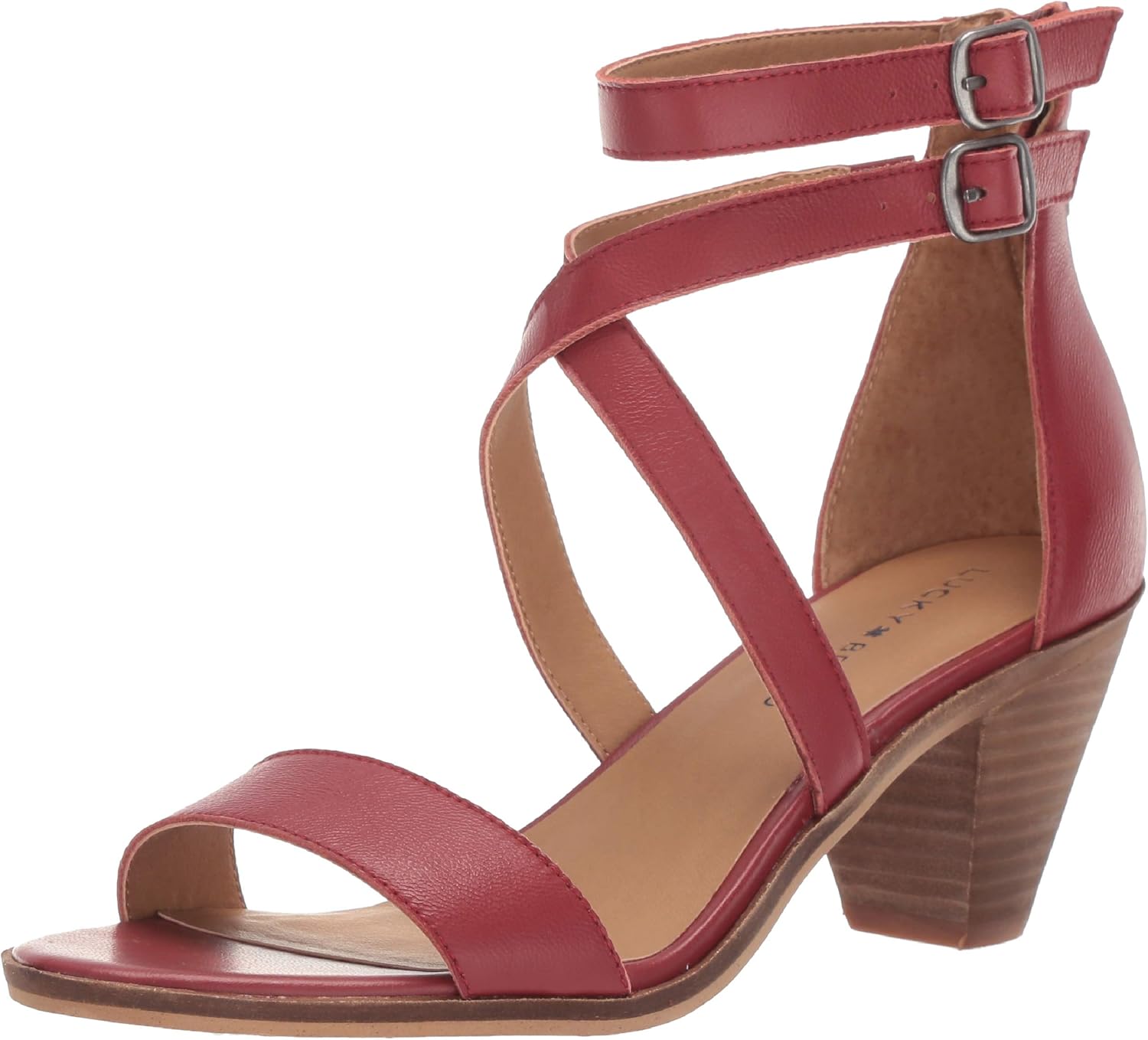 Lucky Brand womens Ressia Ankle Strap Sandal