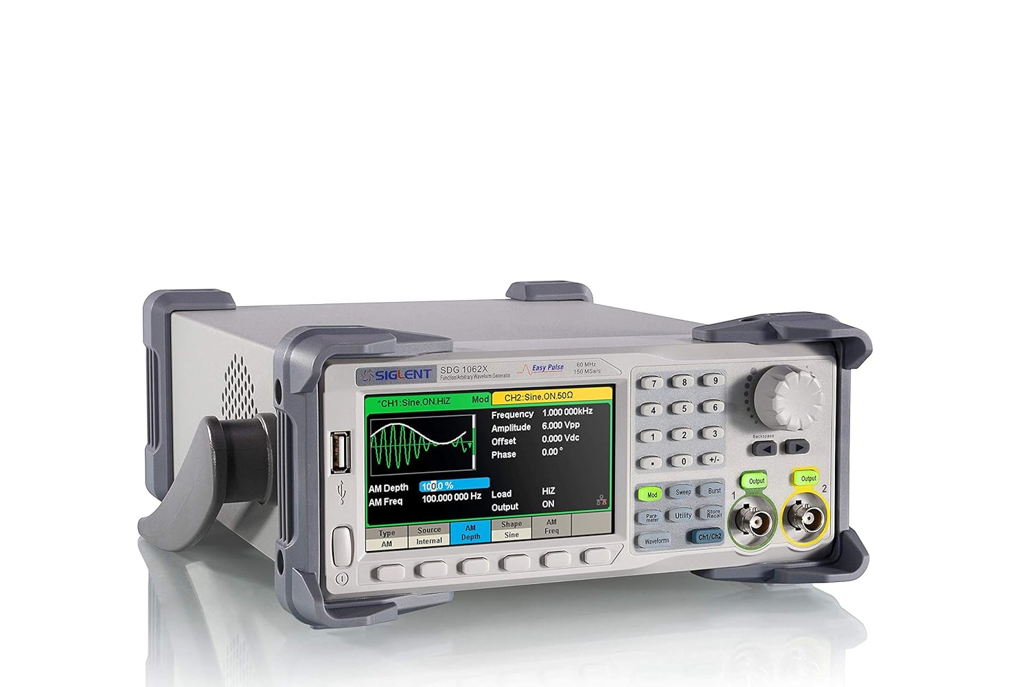 Siglent Technologies SDG1062X Series Dual-Channel Function/Arbitrary Waveform generators: Industrial & Scientific