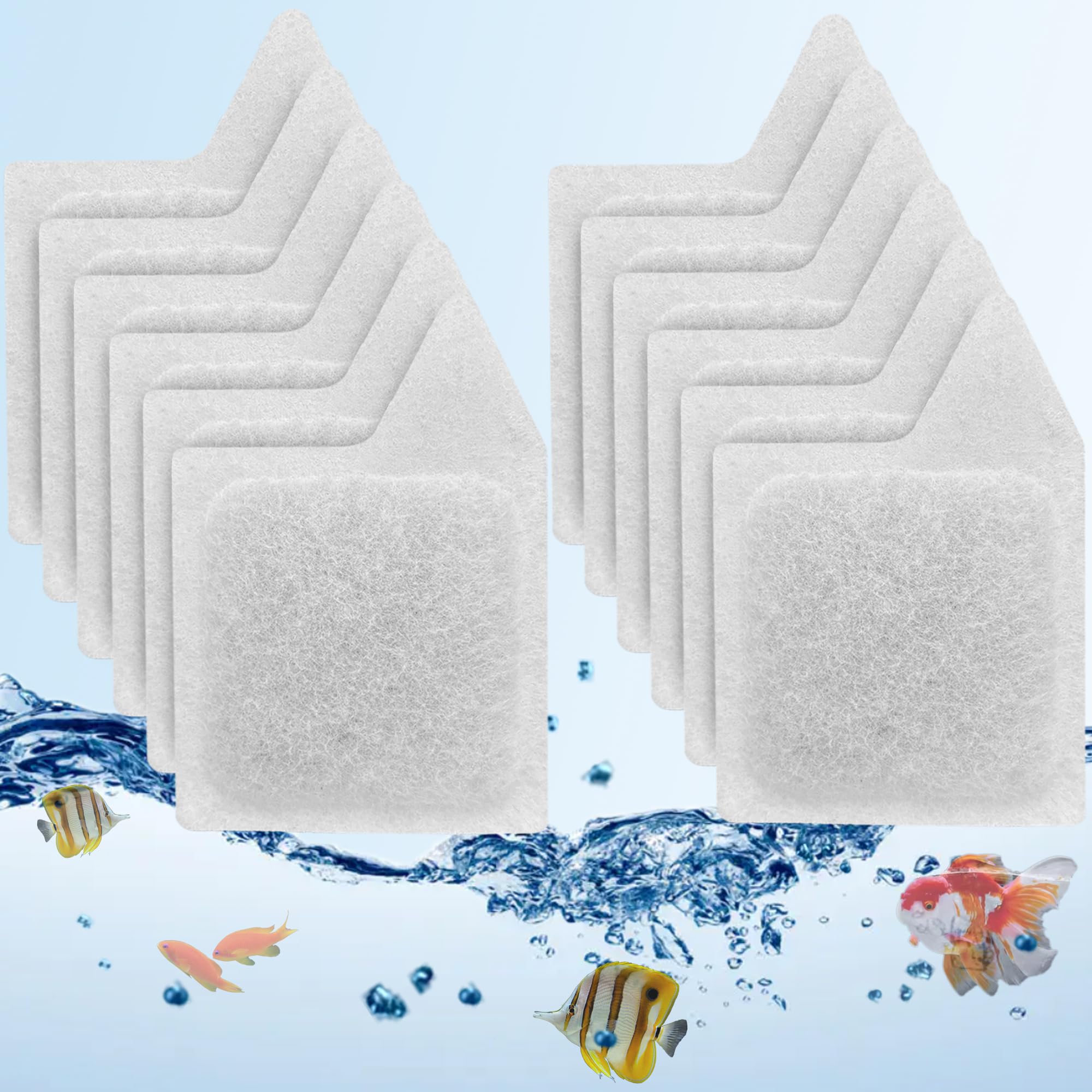 ShuRex 12 Pack Replacement Filter Cartridges XS for Tetra Whisper Extra Small Fish Tanks Filter; Refilled Filter Cartridges XS for Aquarium Kits Less
