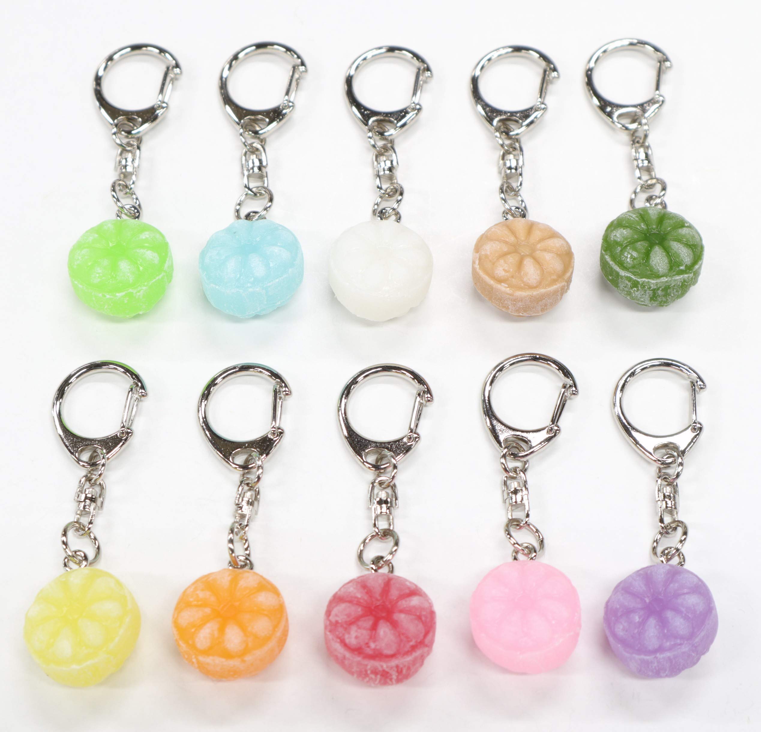 Amazon.co.jp: 食品サンプル キーホルダー ドロップ（グレープ