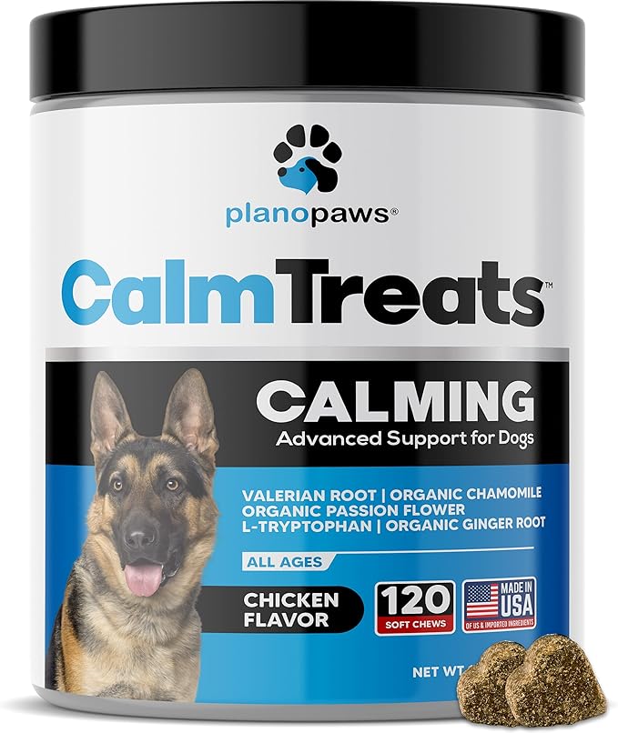 Calm Treats Safe Calming Treats For Dogs Dog Anxiety Relief 