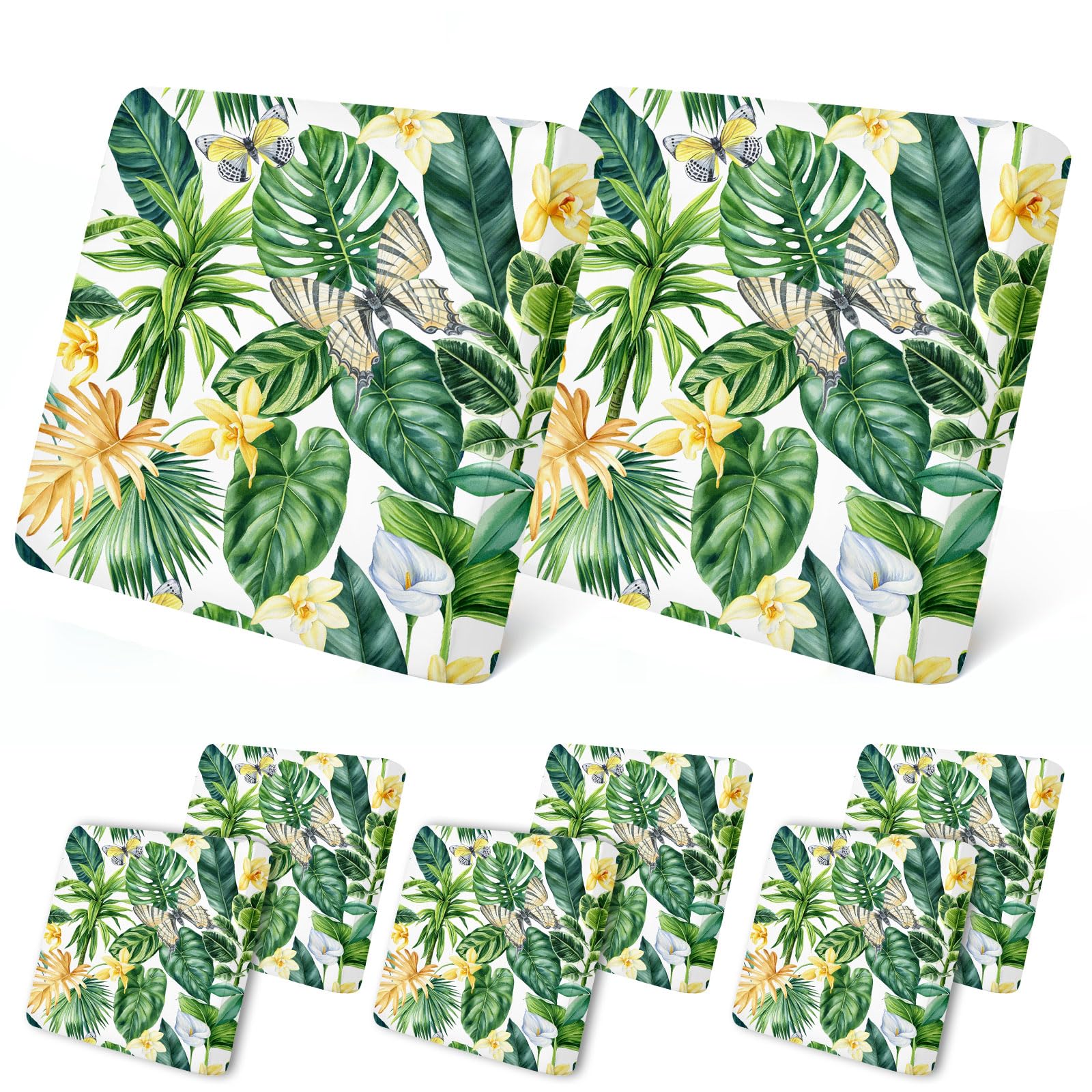 MIFXIN Outdoor Patio Chair Cushion Covers - Stretch Sofa Cushion Covers Patio Home Replacement Covers, Soft Flexibility Protector, Suitable for Garden Furniture, Outdoor