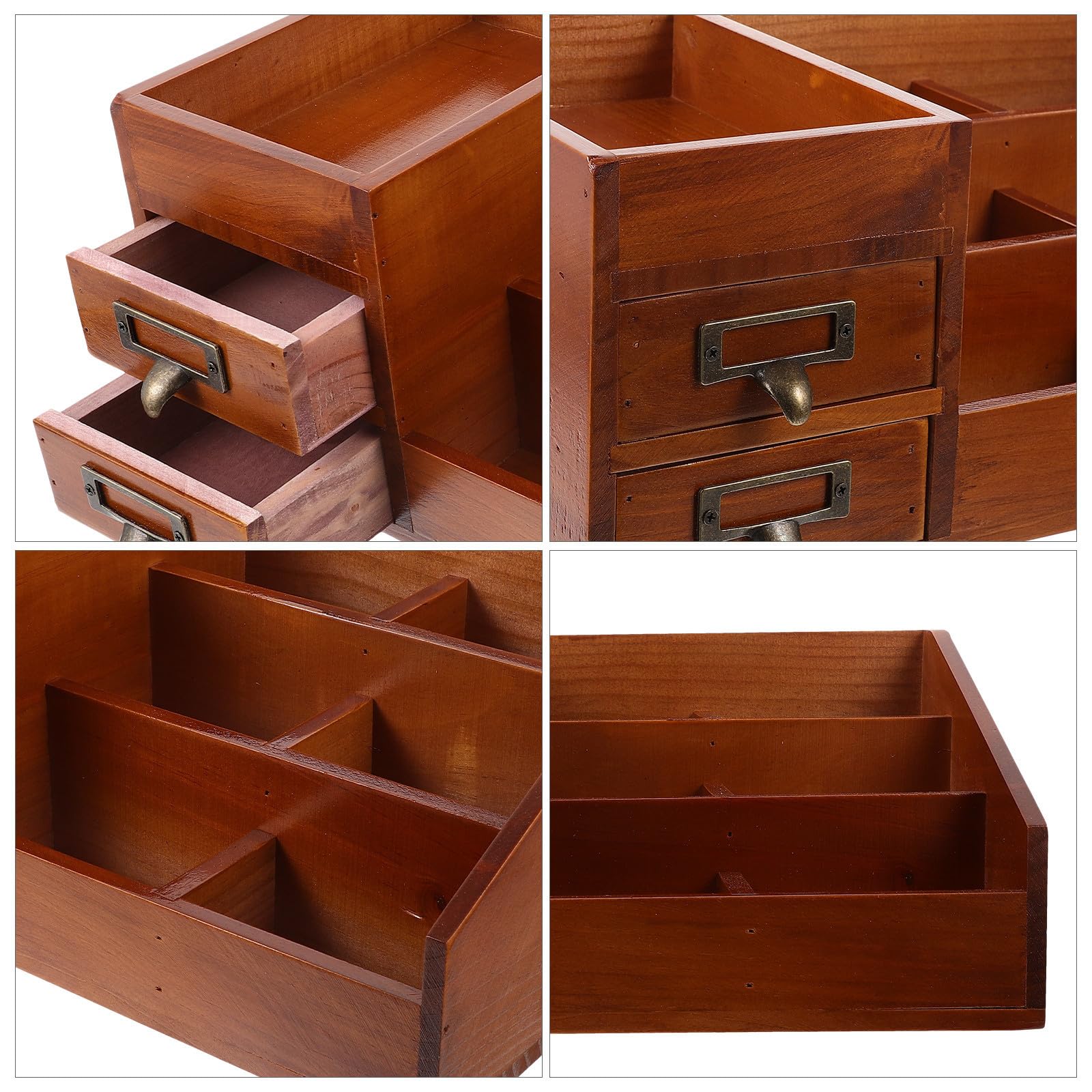 Schreibtisch Organizer mit Schublade zur Aufbewahrung von Kosmetik und Schmuck Stilvoll und Praktisch für Zuhause und Schminktisch