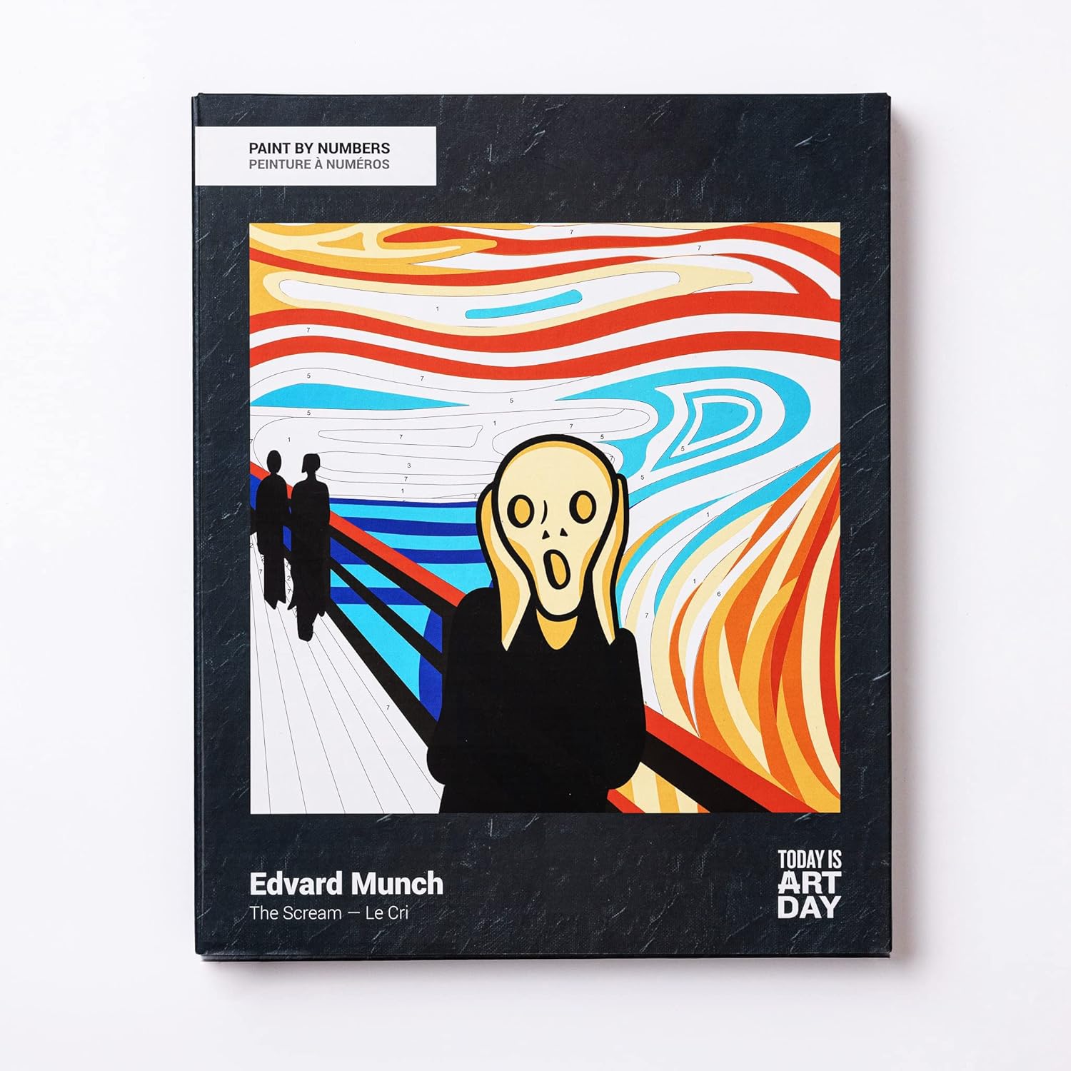 Today is Art Day Scream Edvard Munch Paint by Numbers