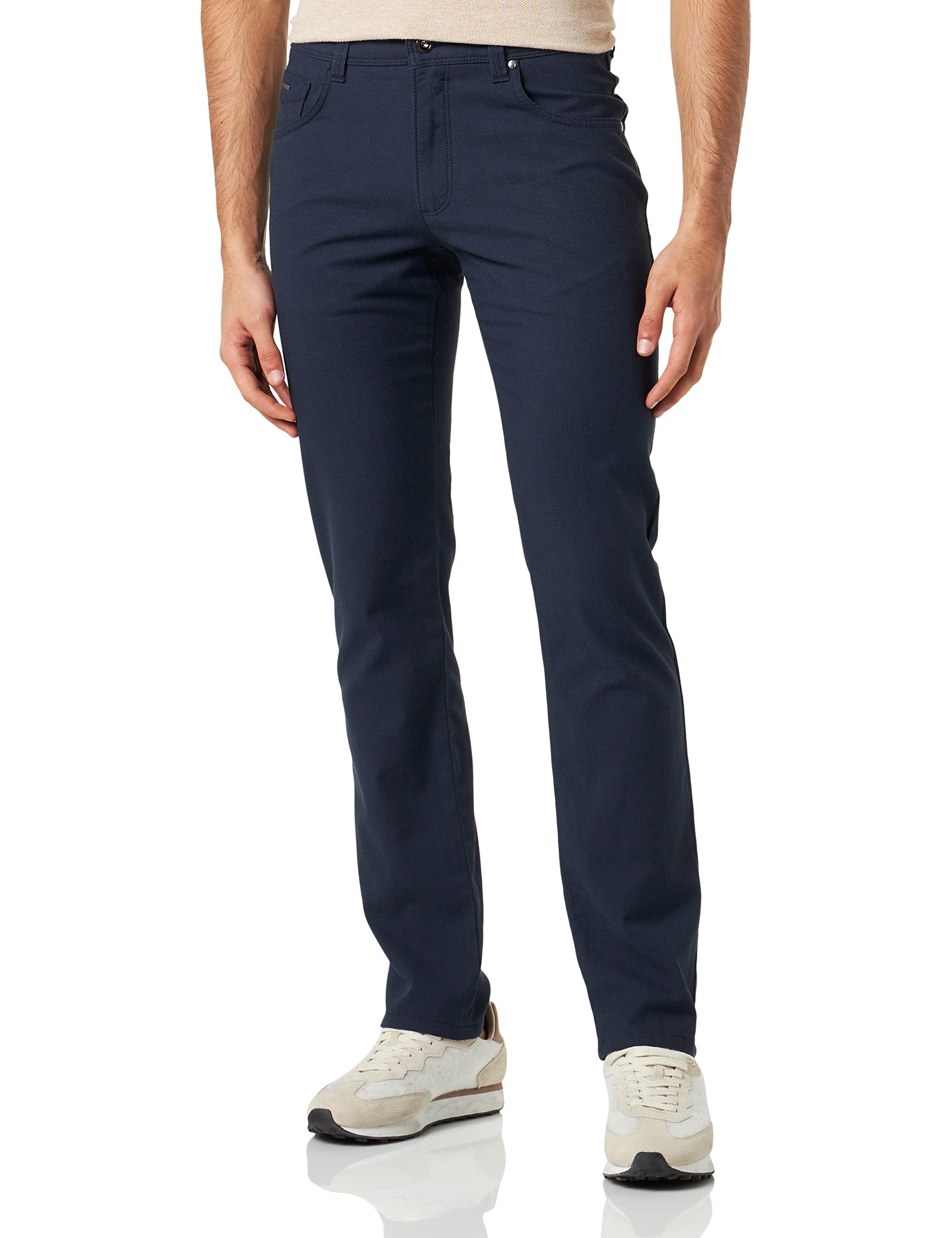 Bugatti Herren Chino 4036-56811A – Klassische Chino-Hose Mit Doppelpaspeltaschen