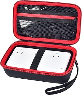 Hard Case for Bestek Universal Travel Adapter 220V to 110V Voltage Converter, Power Converters Organizer Storage Bag for USB Charging Sockets and Accessories - Black (Box Only)