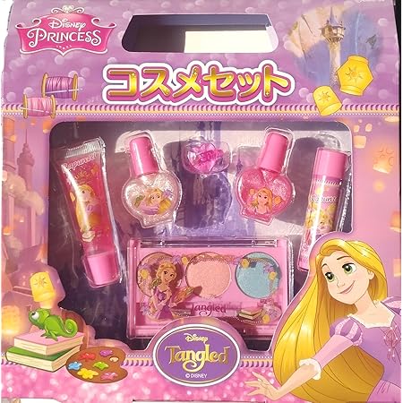 Amazon ディズニープリンセス コスメセット ラプンツェル アリエル シンデレラ オーロラ ベル ラプンツェル メイクアップ おもちゃ