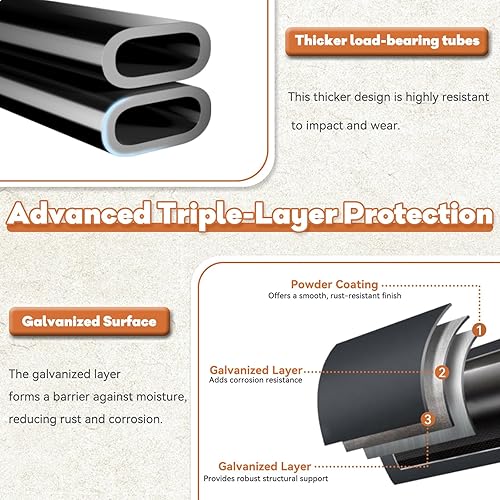 Miniatura 2 de Columpio de porche de 3 asientos, columpio de mimbre para patio con portavasos y 3 cojines traseros, columpio de patio con cadenas para terraza,