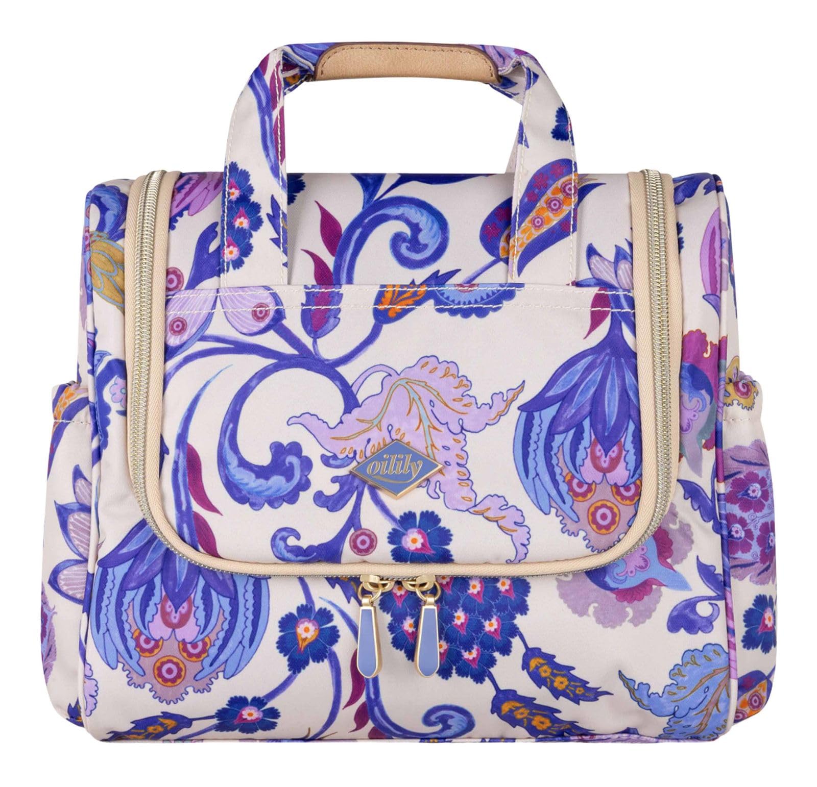 Oilily Kosmetiktasche Cathy Travel Kit with Hook Shifting Sand beige