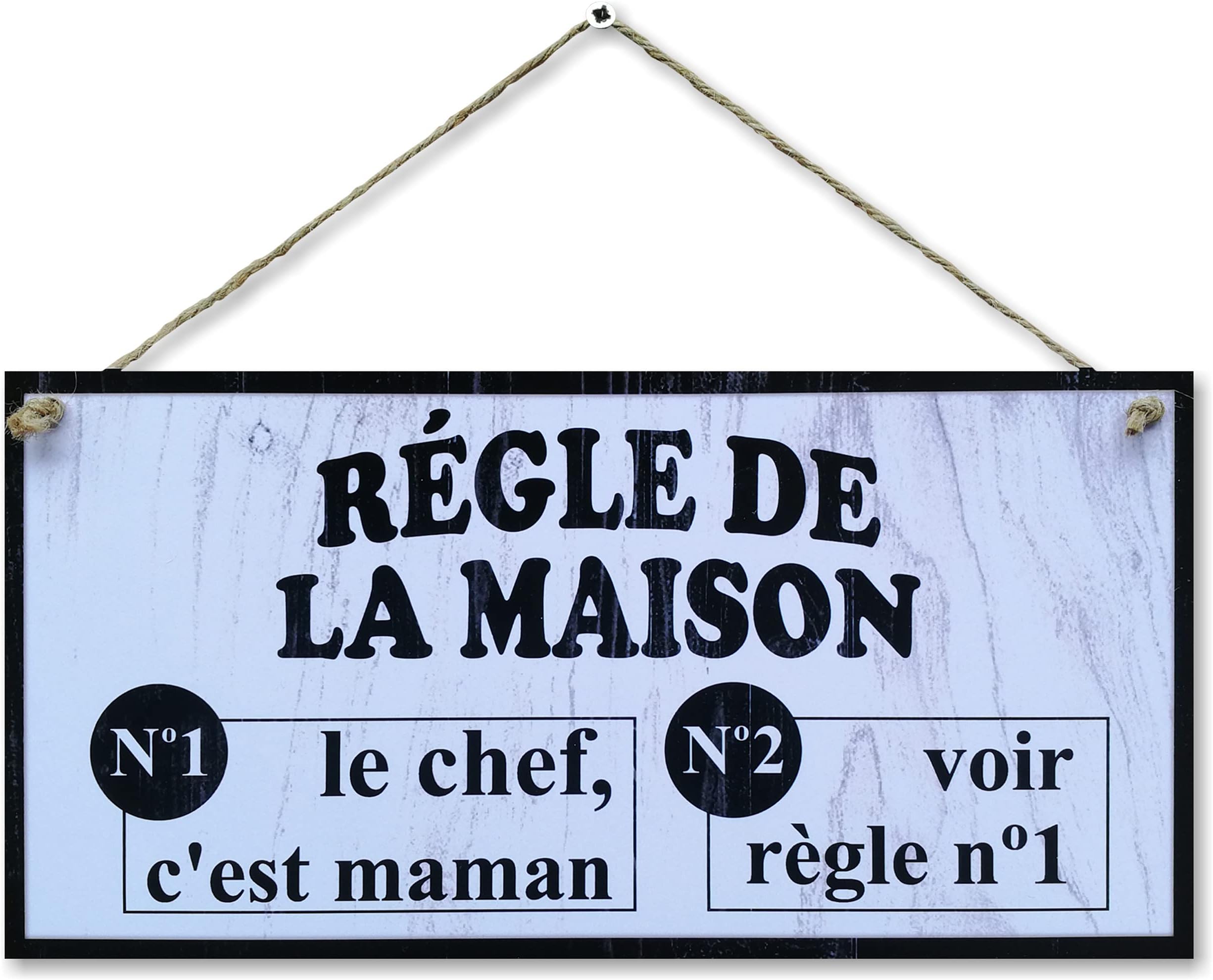 CARISPIBET Les règles du bonheur | enseignes pour la maison enseignes