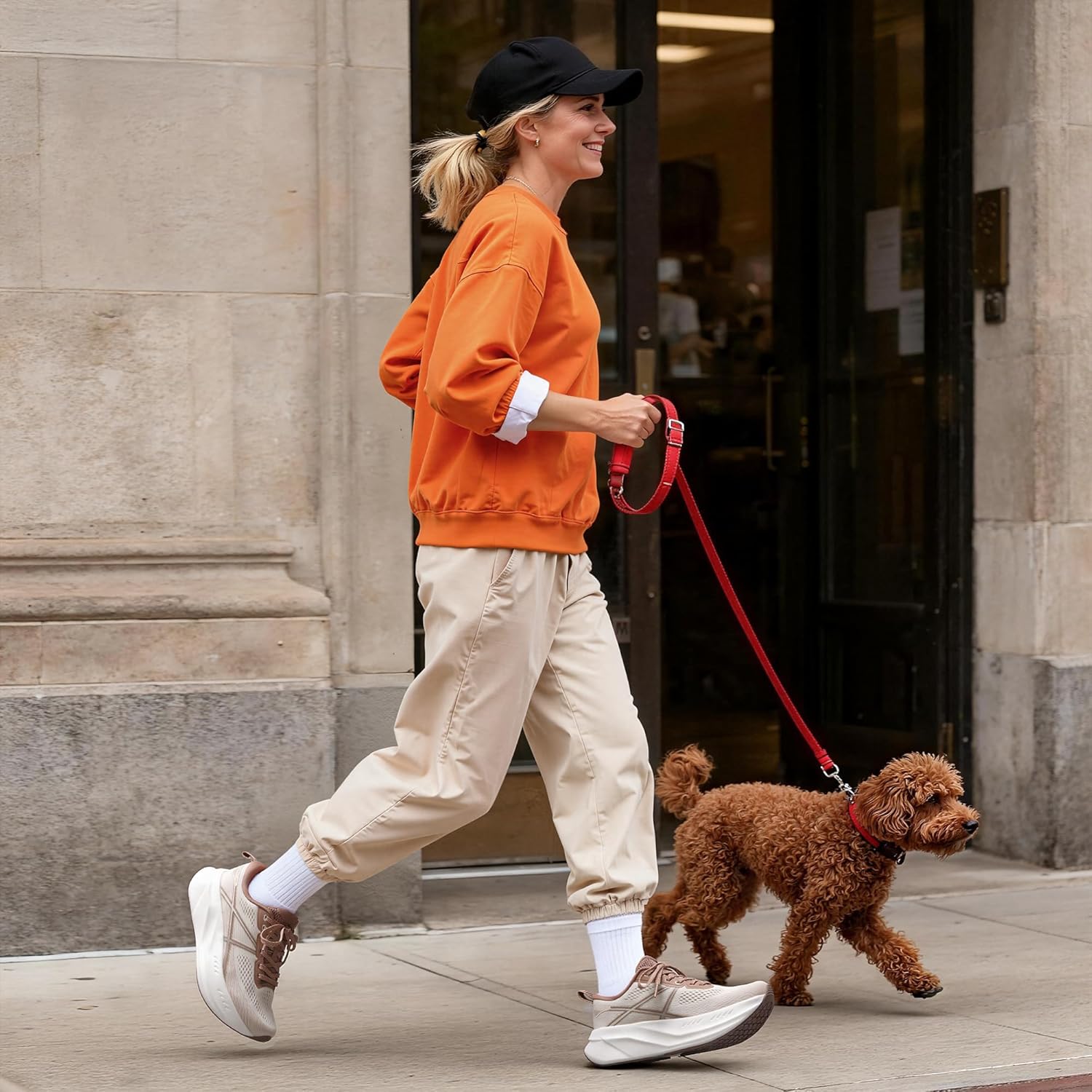 Women's Road Running Shoes Cushion Tennis Shoes Non-Slip Comfortable Lightweight Gym Workout Athletic Arch Support Walking Sneakers Active5K - Image 2