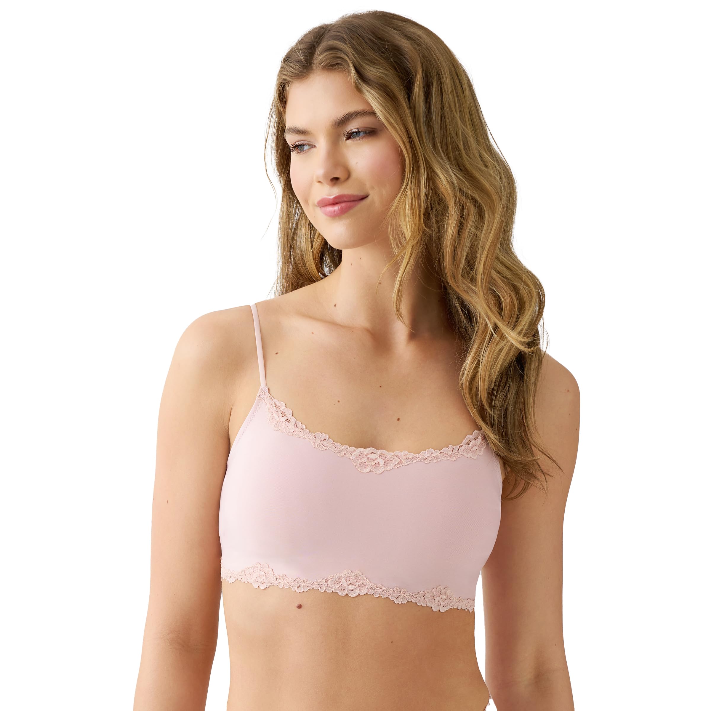 b.tempt'd Women's Future Foundation with Lace Bralette Bra, Rose Smoke, M