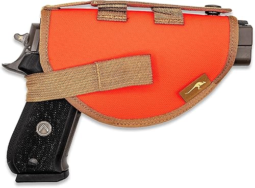 Marsupial Gear Funda para Pistola - Accesorio de Paquete de Pecho para Transporte Seguro de Pistolas y Revólveres con Retención Ajustable