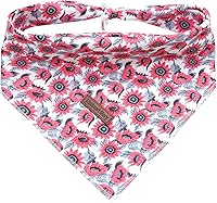 Vista 16 de Lionheart Glory Bandana para perro, bufanda azul para perro, estampado de cerveza, ajustable para perros pequeños a grandes