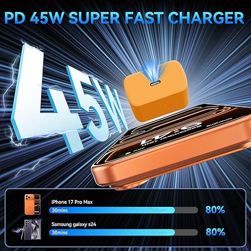 Miniatura 2 de Cargador USB C súper rápido de 45 W para iPhone 17 16 Pro Max, cargador de iPhone de 10 pies de largo, cable de carga rápida para iPhone 17 16 Pro