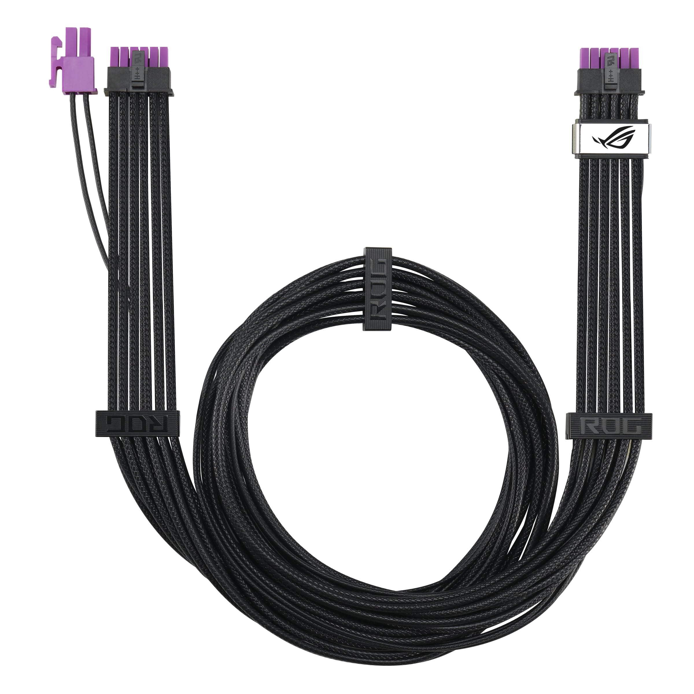 ASUS ROG Equalizer Câble PCIe 12V-2x6, ATX 3.1 & PCIe 5.1, Équilibrage de Charge, Réduction des Variations de Courant, Protection Renforcée Carte Graphique, Noir | Compatible avec ATX 3.1 et PCIe 5.1, transfert de puissance symétrique PSU vers ROG pour un