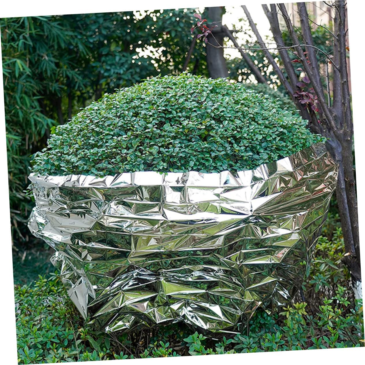 KICHOUSE 12sheets Reflective Film for Greenhouses Plant Reflective Film for Winter Gardening