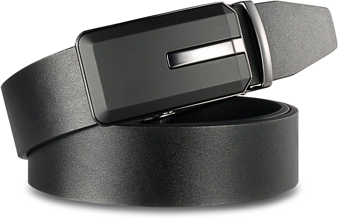 Mens Belt Big and Tall With Removable Click Buckle Automatic Ratchet Dress Belt(50"-62")