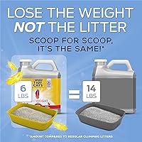 Vista 3 de Arena para gatos Purina Tidy Cats, arena ligera de aglomeración con rendimiento las 24 h, Rendimiento 24/7