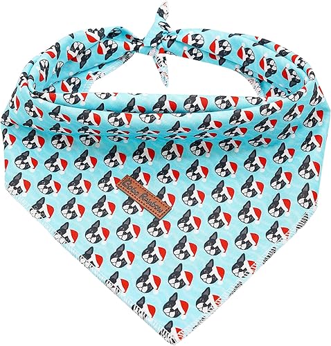 Vista 90 de Bandana para perro, 1 bandana de Navidad, bufanda de baberos para niña, pañuelo suave de vacaciones para perros pequeños, medianos y grandes, regalo