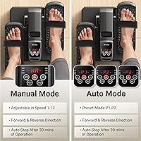 Vista 3 de Elliptical Exercise Machine, Under Desk Ellipse Leg Exerciser as Seen on TV, Quiet Electric Seated Pedal Elliptical for Seniors with 12 Adjustable