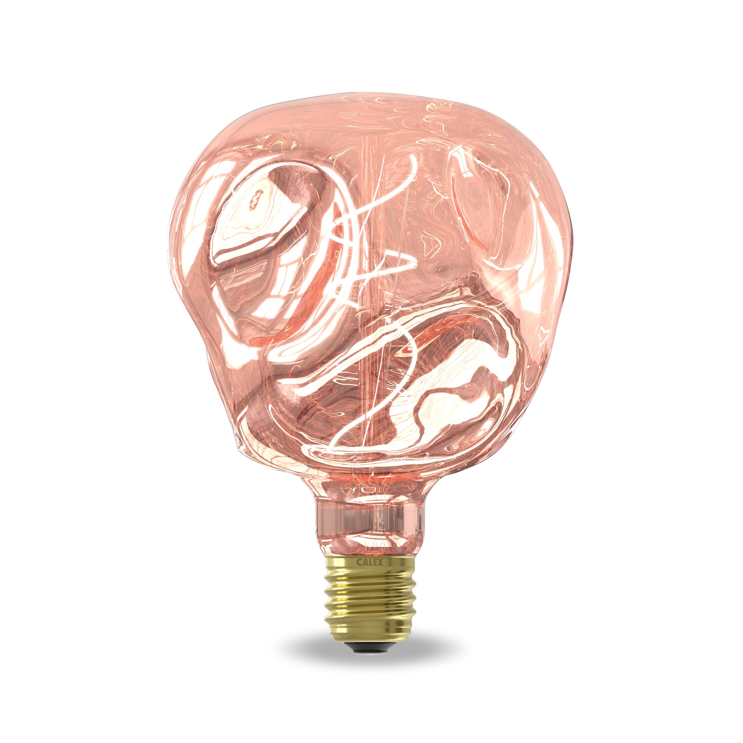 CALEX XXL LED Lampe E27, Rose, Filament, 70lm, 1800K Warmweißes Licht, 3er-Pack