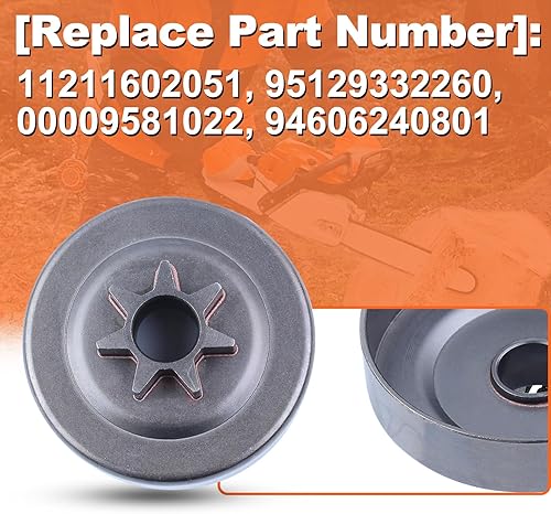 Miniatura 4 de Para Stihl MS261 MS261C MS271 MS271C MS291 MS291C, kit de embrague Ms271, 11211602051, 95129332260, 00009581022, 94606240801