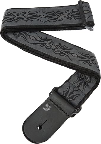 Planet Waves 50F04 Gewebegurt Nylongewebe Dark Side Collection Barbed