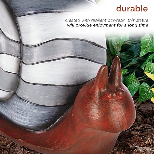 Miniatura 11 de Alpine Corporation "Crea una estatua de caracol con luz LED solar