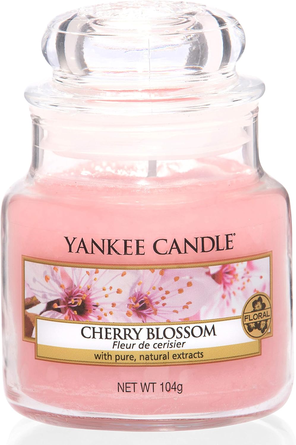 Yankee Candle Scented Candle Cherry Blossom Small Jar Candle Burn
