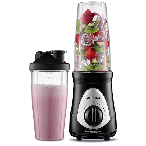 MONDIAL Personal Blender 220V, Preto/Cinza - DG-01 MONDIAL Personal Blender 220V, Preto/Cinza - DG-01