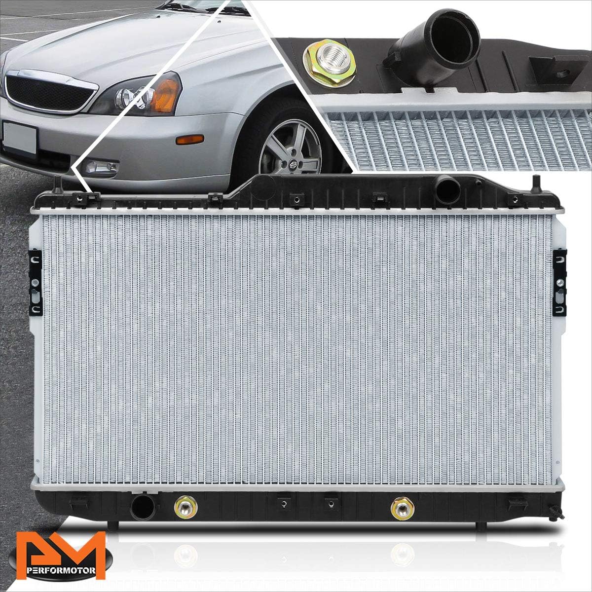 DPI-13000 Full Aluminum Core Cooling Radiator Compatible with 04-06 Suzuki Verona 2.5L AT