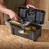 stanley stst1-75518 essential 16 toolbox with metal latches black/yellow inch