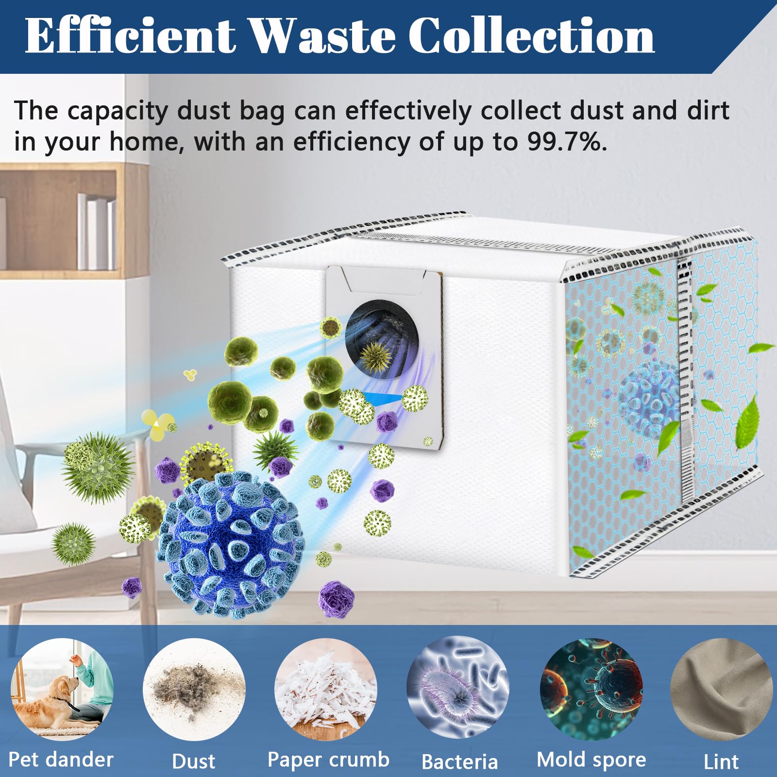 Lot Accessoires Ecovacs Deebot T20 - 20 Pièces | Brosse, Chiffons, Filtres HEPA, Sacs Poussière