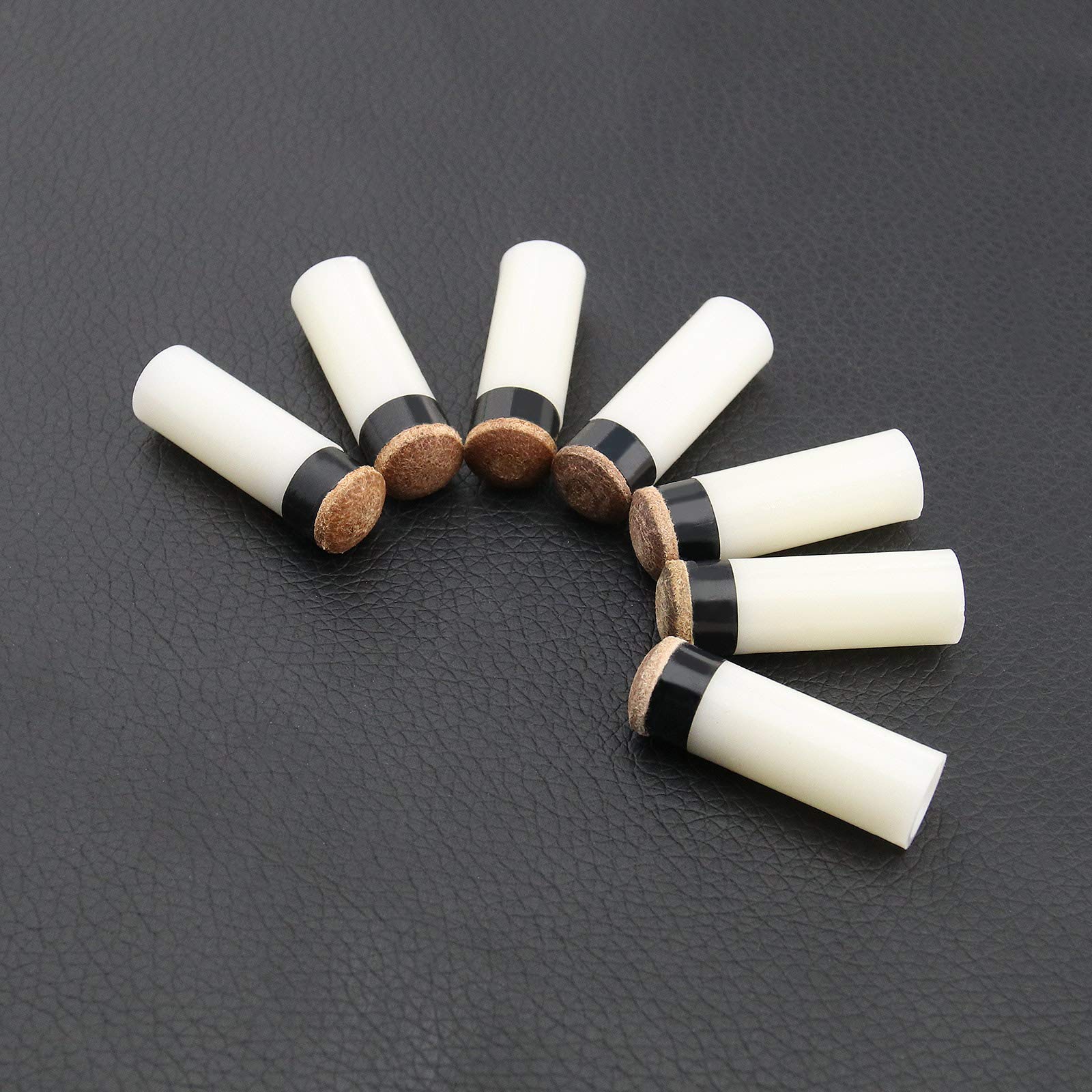 OTOTEC 20 Juegos de Puntas para Tacos de Billar Atornilladas de 11mm con Virolas de Palo de Billar Atornilladas Accesorios de Repuesto para Billar Inglés Suministros para El Hogar